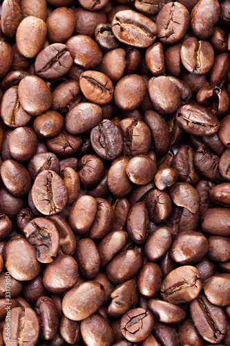 roasted beans of coffee