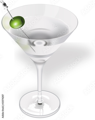 Cocktail con oliva