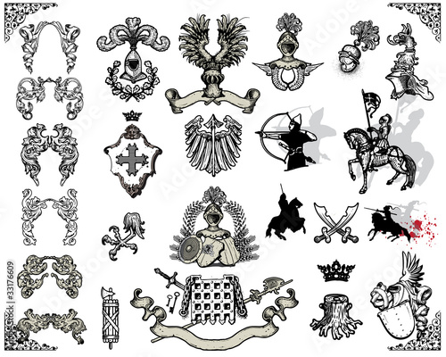Heraldic elements