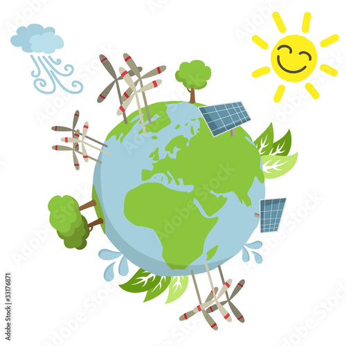 Globe, renewable energy