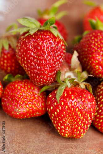 fresh strawberries