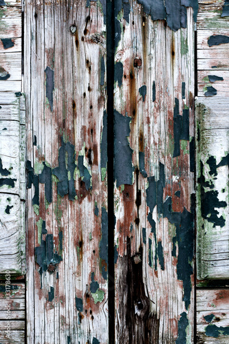 wooden texture with peeled paint © Mauro Rodrigues