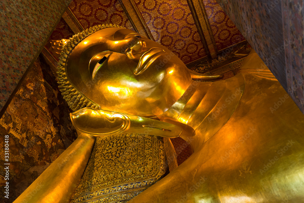 Buddha statues in Wat Pho,Thailand