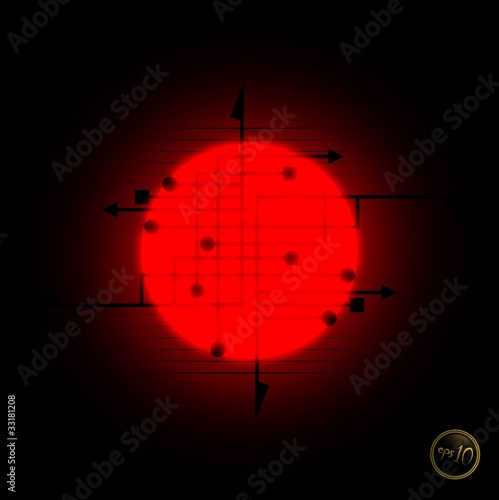 Abstracto rojo