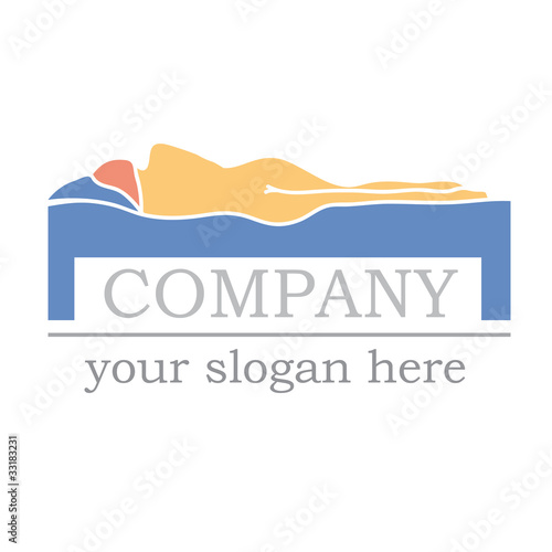 Logo ergonomic mattress # Vector