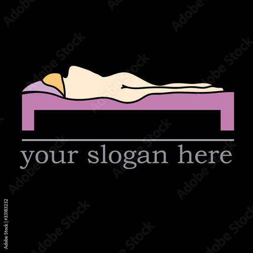 Logo ergonomic mattress # Vector