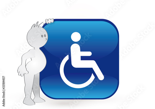 BUTTON BLUE WITH GRAFIX