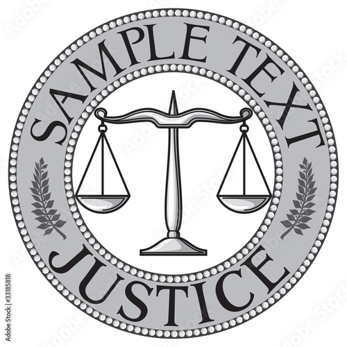 scales of justice seal (symbol)