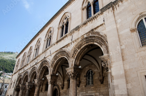 Rectors palace in Walled City of Dubrovnic in Croatia Europe