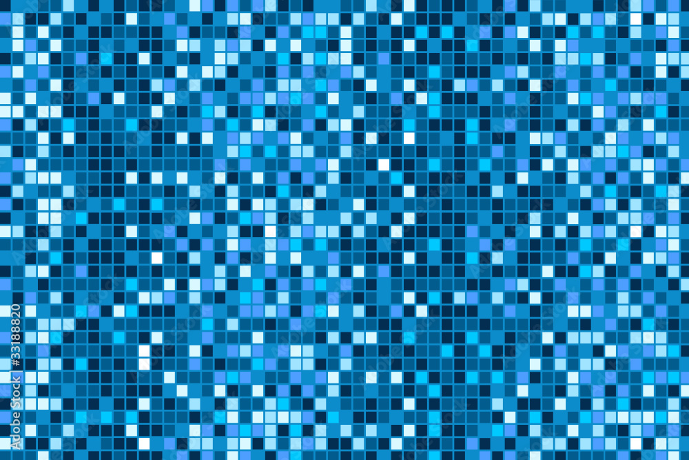 Blue mosaic background Blue mosaic background