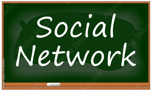 Schultafel Social Network
