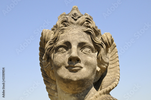 Sphinx, Barockgarten Großsedlitz, Heidenau, Sachsen, Deutschlan photo