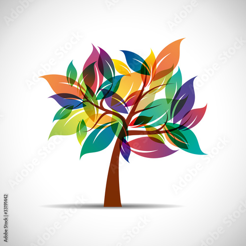 Colorful tree # Vector