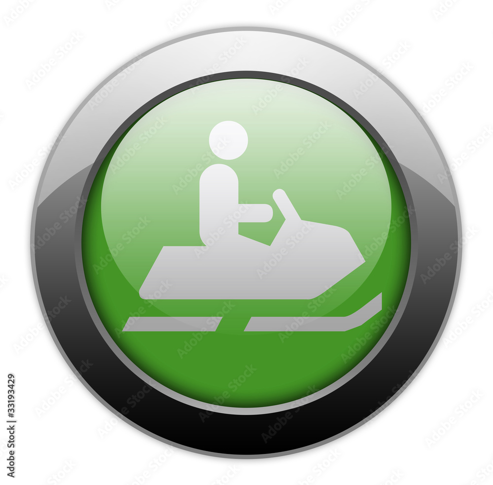 Green Metallic Orb Button Green Metallic Orb Button