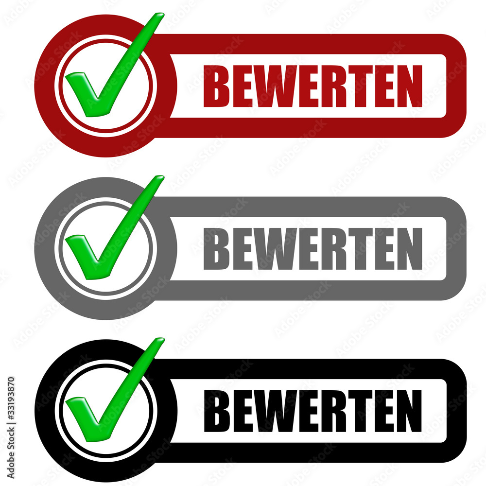 Checkbox Schild 3er BEWERTEN Checkbox Schild 3er BEWERTEN