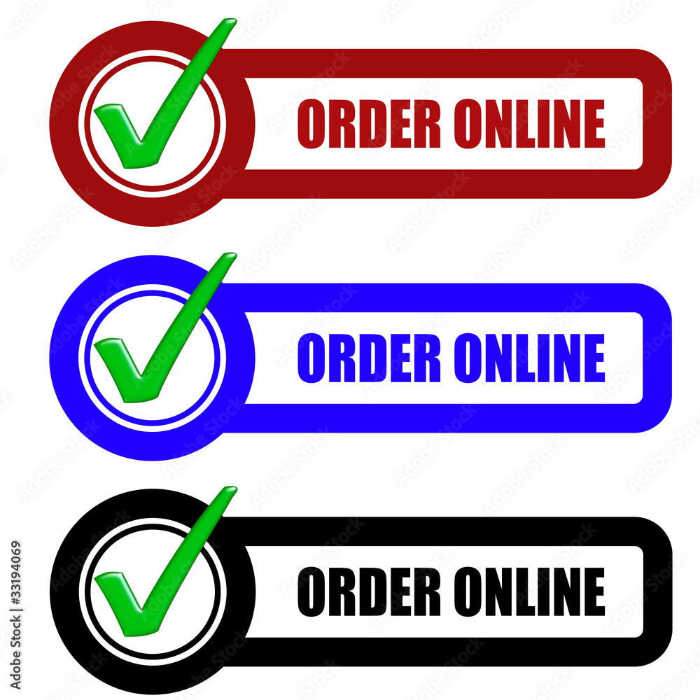 Checkbox Schild 3er ORDER ONLINE Checkbox Schild 3er ORDER ONLINE