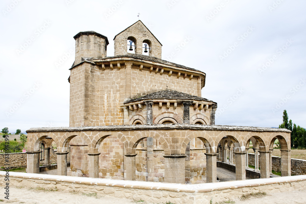 Saint Mary of Eunate Church,Road to Santiago de Compostela,Spain