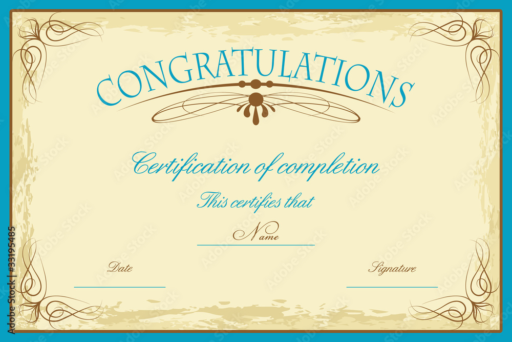 Certificate Template