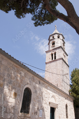 Chapel of Our Lady of the Snows in Cavtat in Croatia