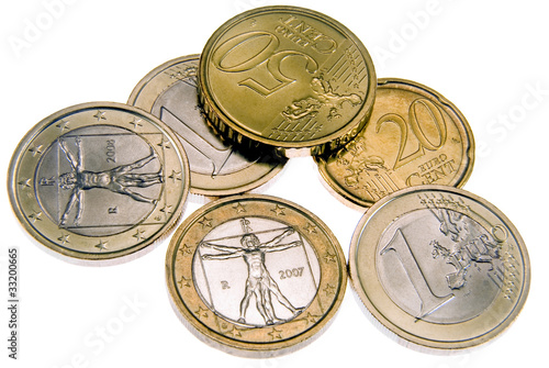 Euro, monete photo