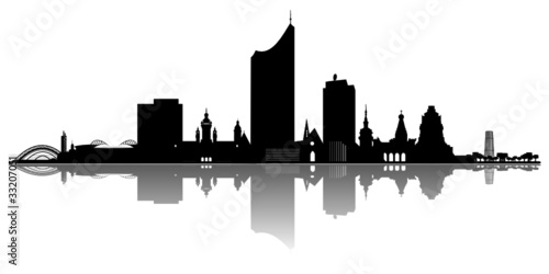 Leipzig Skyline