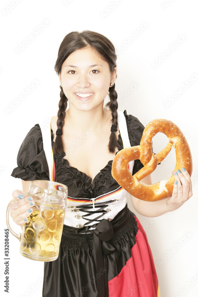 schwarz, rot, gold WM Dirndl schwarz, rot, gold WM Dirndl