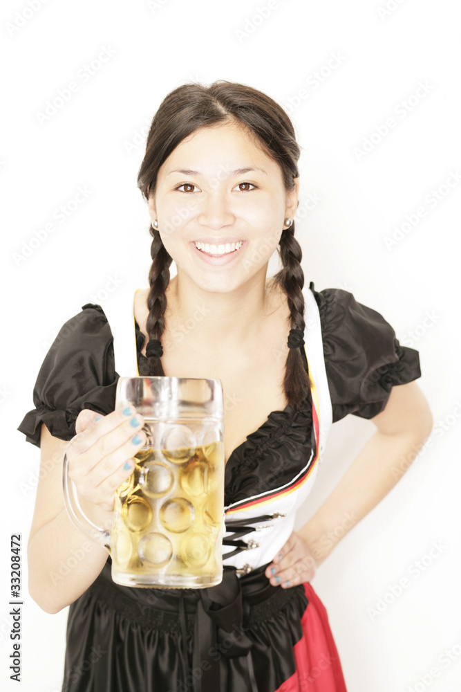 schwarz, rot, gold Dirndl schwarz, rot, gold Dirndl