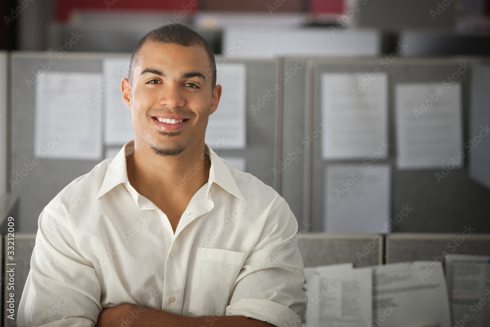 Obraz premium Confident Office Worker