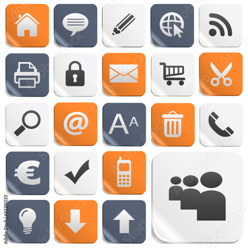 Satin Webicons "Office"
