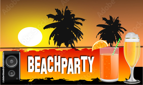 Flyer Beachparty