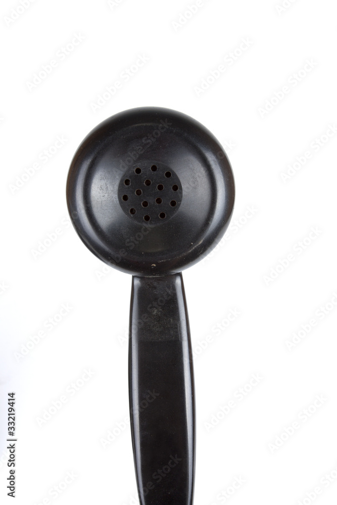 telephone receiver, Close up classic telephone receiver. telephone receiver, Close up classic telephone receiver.