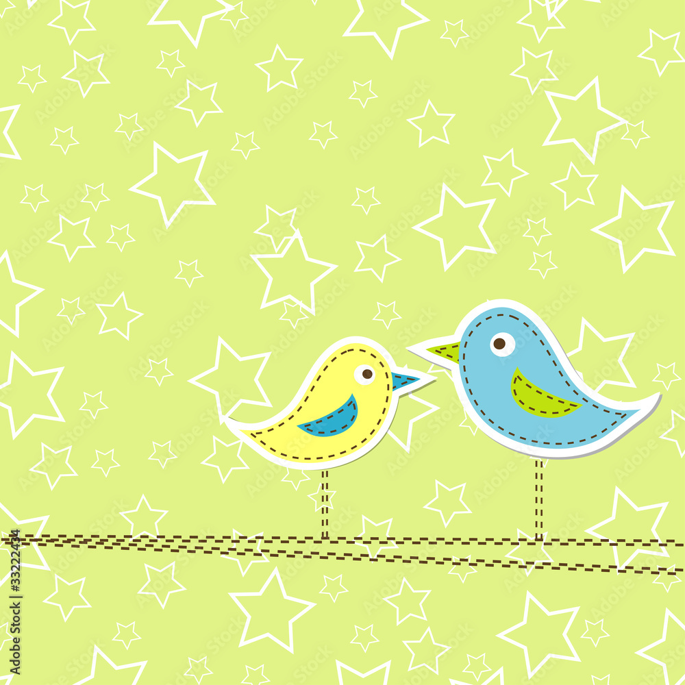 Template greeting card, vector