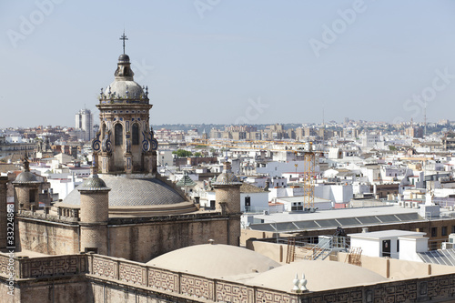 Panorama von Sevilla in Spanien