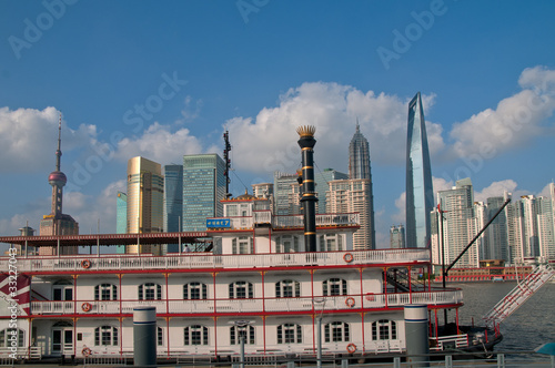 shanghai pudong view from puxi photo