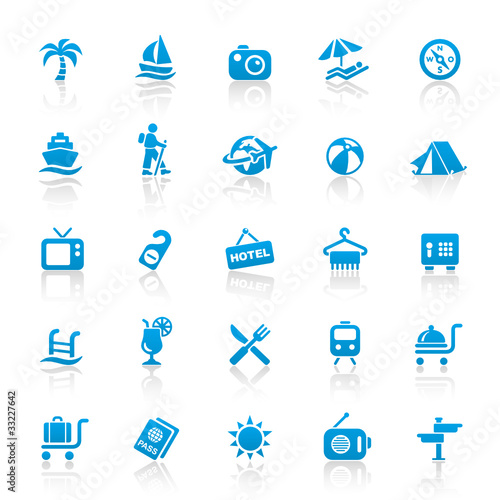 Blue Web Icons