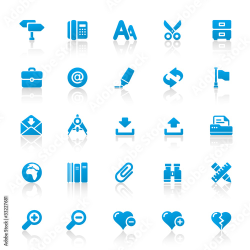 Blue Web Icons