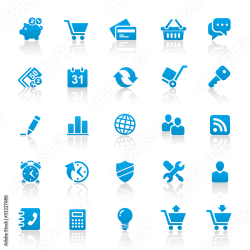 Blue Web Icons