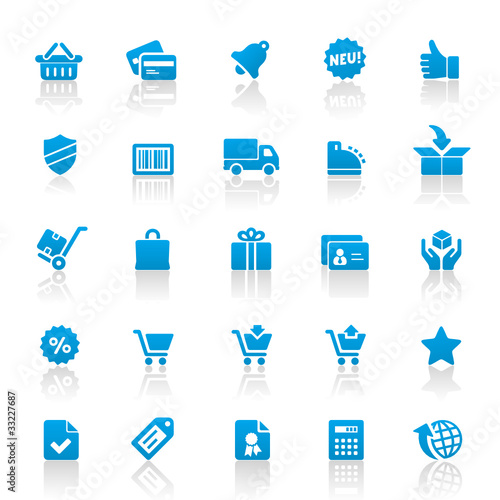 Blue Web Icons