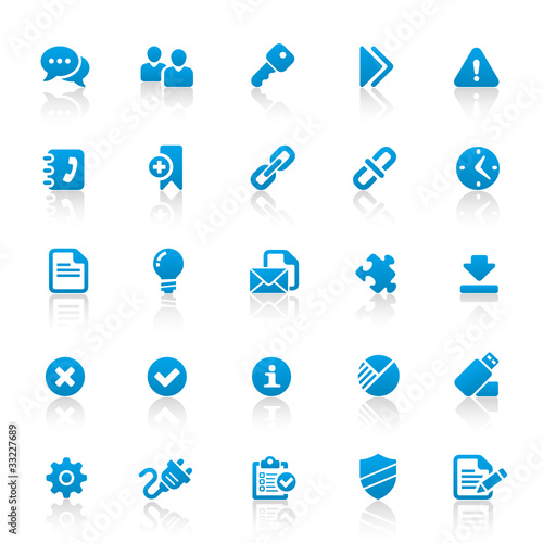 Blue Web Icons