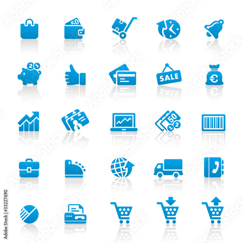 Blue Web Icons