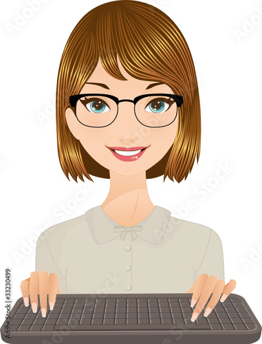 Secretary keyboard