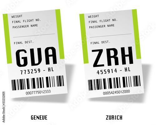 Airport tag bags - Suisse