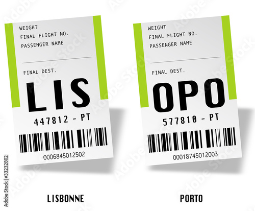 Airport tag bags - Portugal