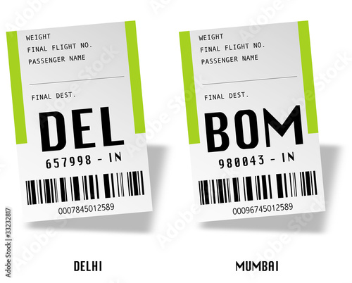 Airport tag bags - Inde