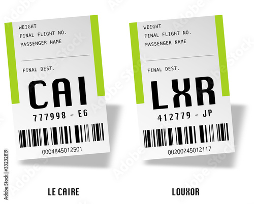 Airport tag bags - Egypte