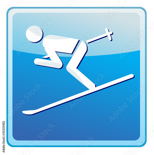 The skier symbol