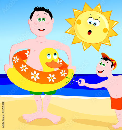 Beach games