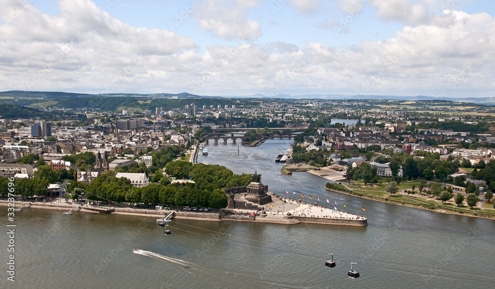 Fototapeta premium Deutsches Eck