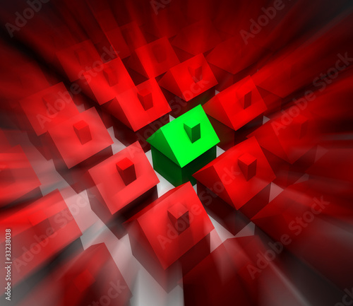 green house - 3d render