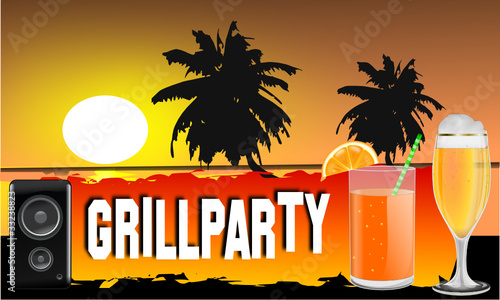 Flyer Grillparty
